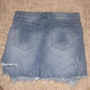 forever 21 jean skirt